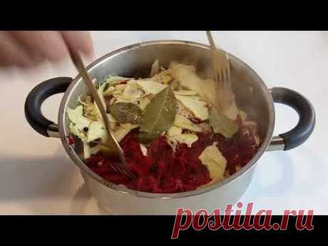 Пелюстка с имбирем за одни сутки!!!Маринад для капусты!!!