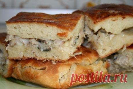 Как приготовить пирог со скумбрией из бесподобного теста! - рецепт, ингредиенты и фотографии