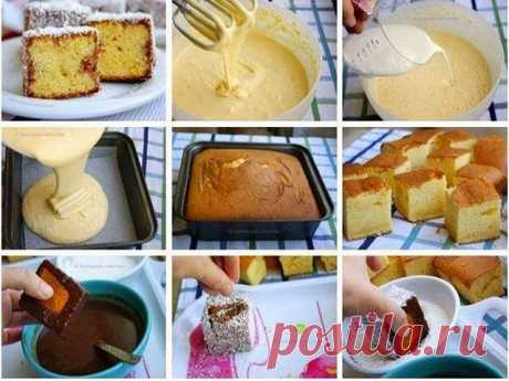 Вкусная Еда... жмите на фото...: Нежное пирожное, тающее во рту!