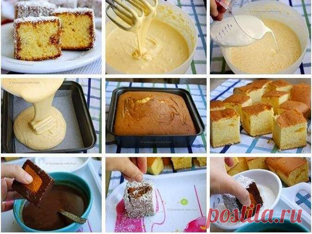Вкусная Еда... жмите на фото...: Нежное пирожное, тающее во рту!