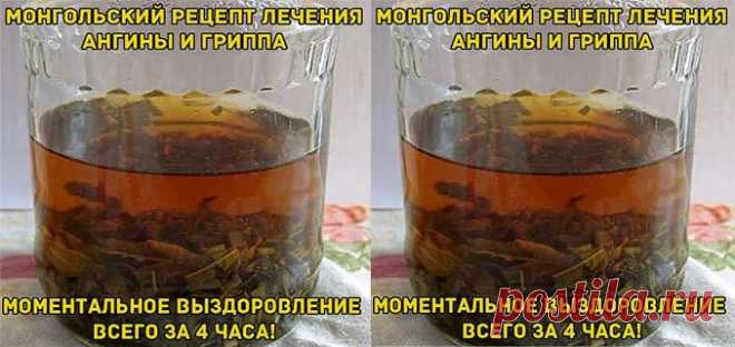 МОНГОЛЬСКИЙ РЕЦЕПТ ЛЕЧЕНИЯ АНГИНЫ И ГРИППА — Открытки