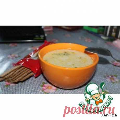 Сырный суп с овощами - кулинарный рецепт