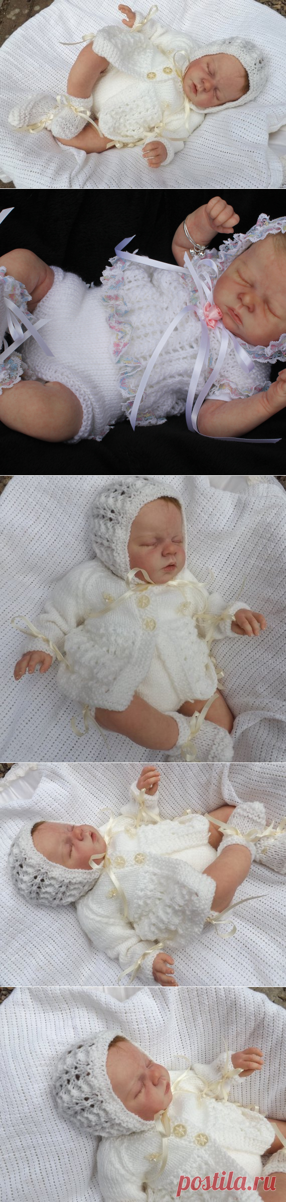 knitting pattern for baby or reborn knitting pattern size | Etsy