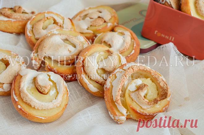 Печенье творожное с безе