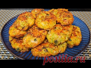 Хозяйка из Индии научила меня так вкусно готовить кабачки, вкуснее мяса! Быстро и просто рецепт. Кабачки - 2 штКартофель - 2 штСоль - 1 ч. лМорковь - 1 штЛук репчатый - 1 штКуриное филе - 250 грУкроп, петрушкаЯйца - 2 штСыр - 100 грМанная крупа - 4-5 ст.лСоль, перец по вкусуРастительного масла для жарки