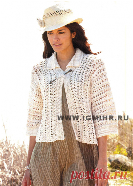 Ажурные жакеты для лета — Делаем руками