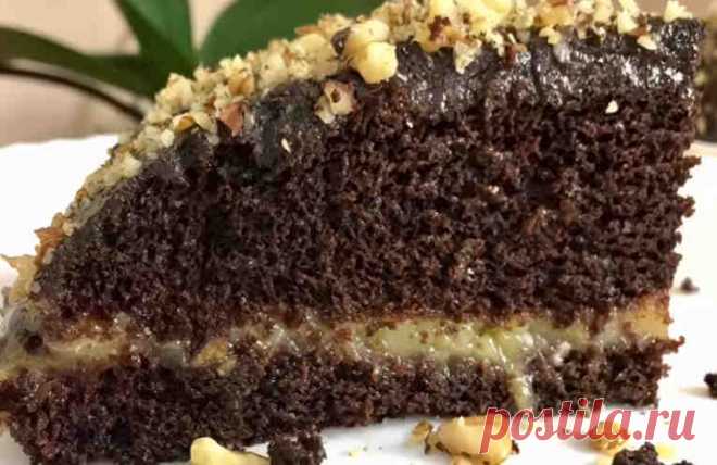 Вкуснейший торт, который можно есть и во время Поста. Без масла, молока и яиц!