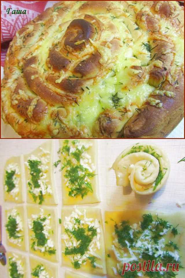ХЛЕБ *РОЗА С СЫРОМ*.