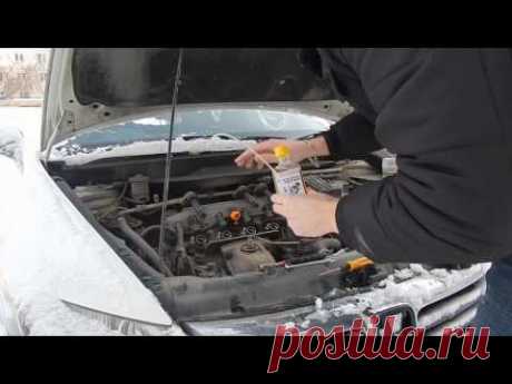 Honda Stream 2006 RN6. Раскоксовка двигателя (поршневых колец), замена масла. Режиссерская версия.