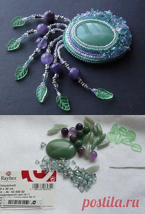 master_klass: Брошь Riders on the Storm. Мастер-класс по вышивке бисером.