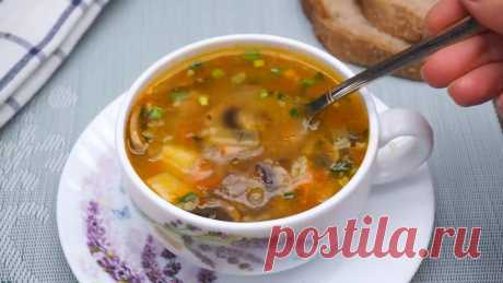 Суп с грибами и фаршем! Такой суп доступный каждому!