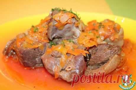 Гусь кусочками Кулинарный рецепт