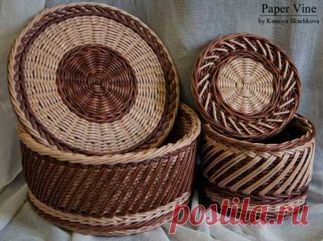 Очень необычный красивый узор. Плетение из бумаги. МК | oblacco