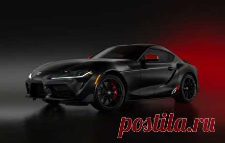 Toyota GR Supra Final Edition 2026 получила аэродинамические детали, такие как карбоновый спойлер и накладки на передние колеса
