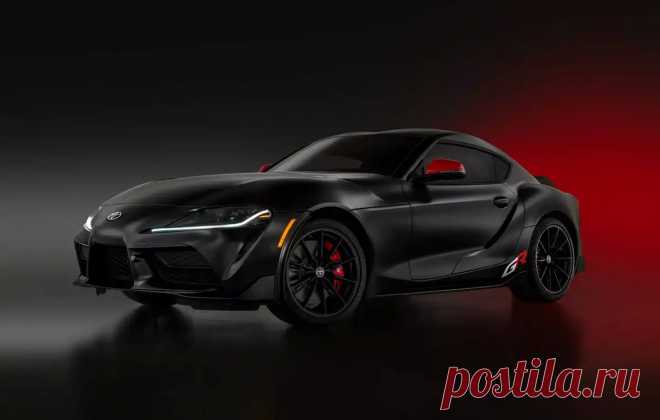 Toyota GR Supra Final Edition 2026 получила аэродинамические детали, такие как карбоновый спойлер и накладки на передние колеса