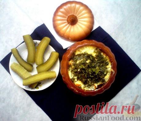 Картошка в горшочках с куриным филе