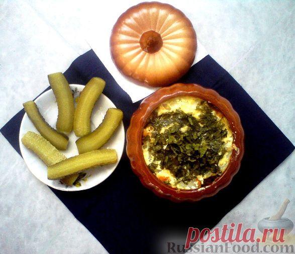 Картошка в горшочках с куриным филе