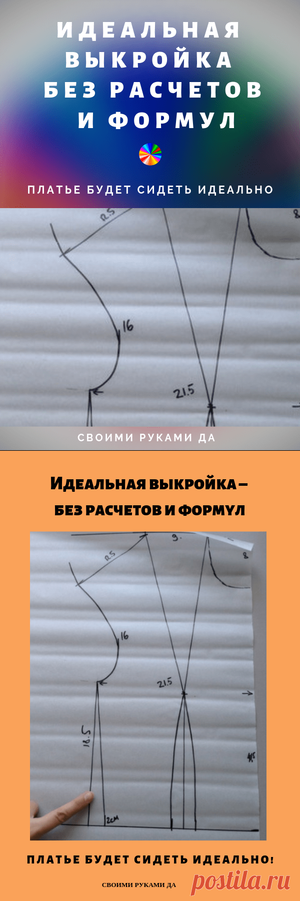 Идеальная выкройка своими руками – без расчетов и формул. Платье будет сидеть идеально! (Шитье и крой) – Журнал Вдохновение Рукодельницы