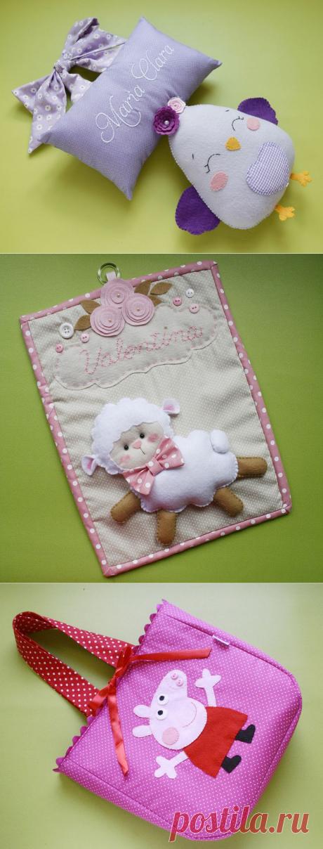 Поделки из фетра и ткани Meia Tigela