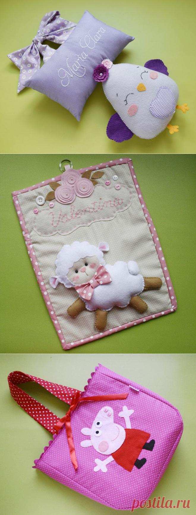 Поделки из фетра и ткани Meia Tigela