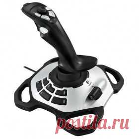 Купить Джойстик Logitech Extreme 3D Pro (942-000031)  / Интернет-магазин "Vseinet.ru"
Extreme 3D Pro- содержит 4 аналоговые оси – ручку управления самолетом, ручку управления двигателем и авиационные педали (выполнены в виде поворота ручки вокруг своей оси, отсюда и «3D» в названии джойстиков). Однако количество кнопок у Logitech Extreme 3D Pro по сравнению с предыдущей моделью увеличилось почти в два раза и теперь их целых 12: курок, 5 кнопок на рукоятке и 6 на основании.