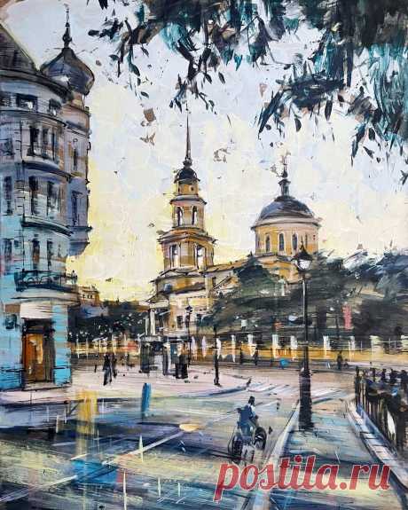 Ирина Лурье. Большая Никитская улица. Вид на церковь Большое Вознесение.