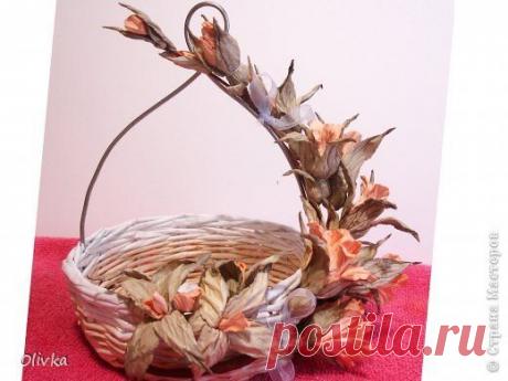 Ветвь из цветов. Мастер класс по изготовлению. | Страна Мастеров