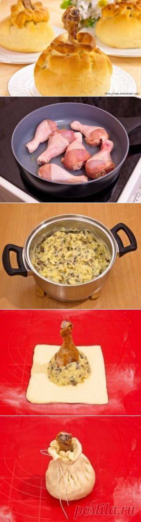 Потрясающие куриные ножки в мешочке.