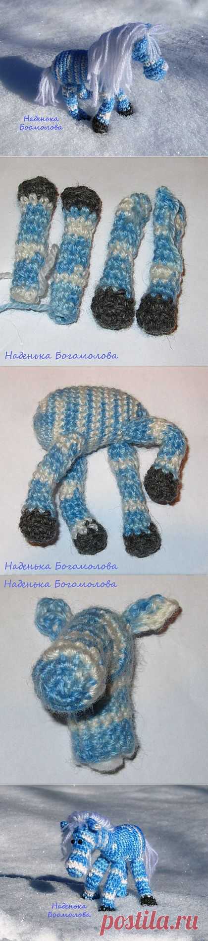 Как связать крючком лошадку Иго-го | Территория хобби