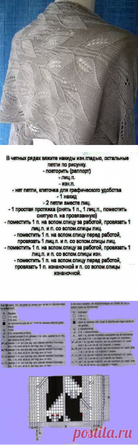 Палантин &quot;Традесканция&quot; - Ketevan Kalatozishvili
