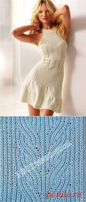 платье от Victoria's Secret спицами