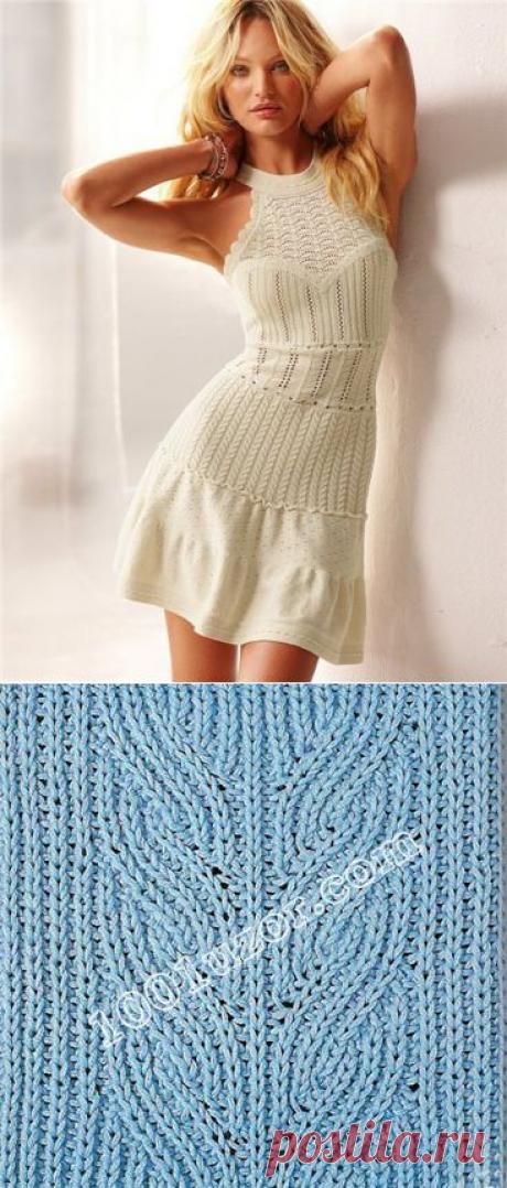 платье от Victoria's Secret спицами