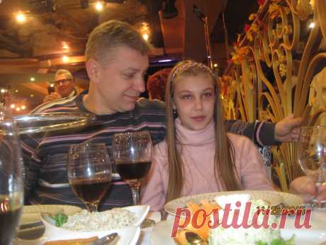 .папа с доченькой