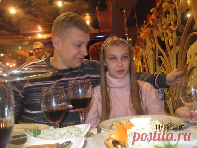 .папа с доченькой