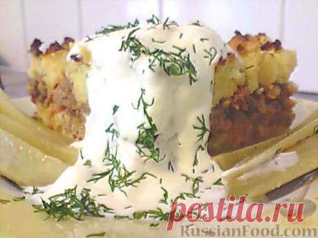 Рецепт: Картофельная запеканка на RussianFood.com