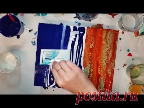 October pouring challenge. Fall swipe