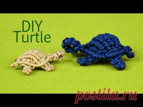 How to: Macramé Turtle, Tortoise, Tortue, Tortuga, Tartaruga