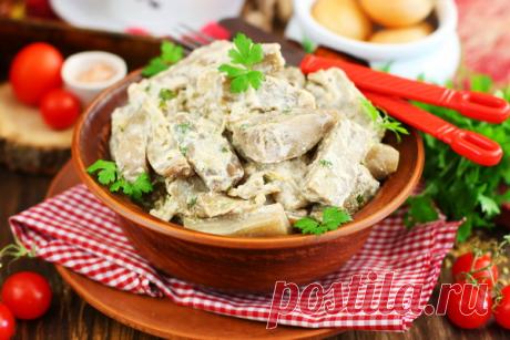 Баклажаны в сметане «Как грибы» – те самые, от которых в восторге многие хозяйки Закуски