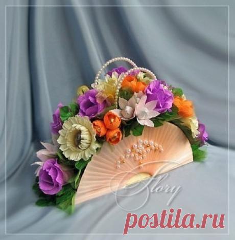 Сумочка из конфет