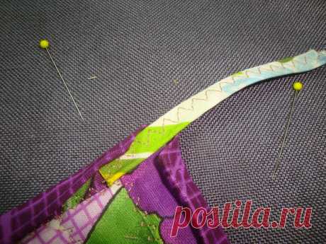 Закрываем срезы цельнокроенной обтачкой | Татьяна Уланова | Яндекс Дзен