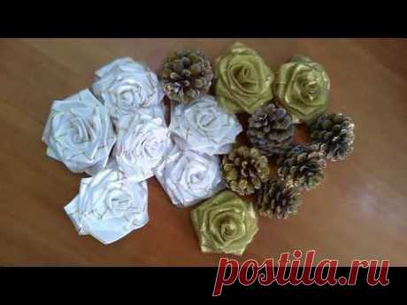DIY/МК/Делаем украшения на Рождественский венок Часть 2