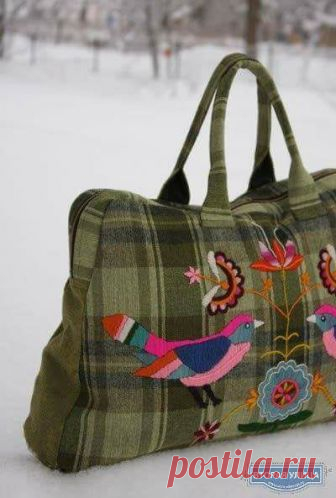 Олена Тимків - Торбинка з пташками 👜🐦🐦