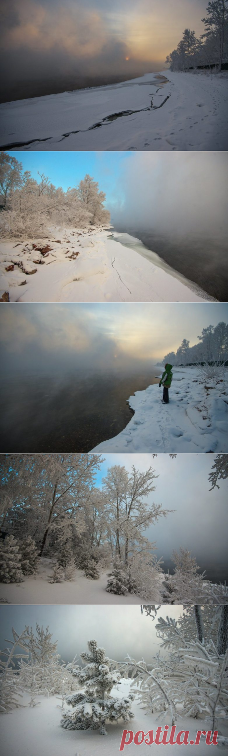В царстве Берендея: завораживающие фото с заснеженных берегов Енисея / Туристический спутник
