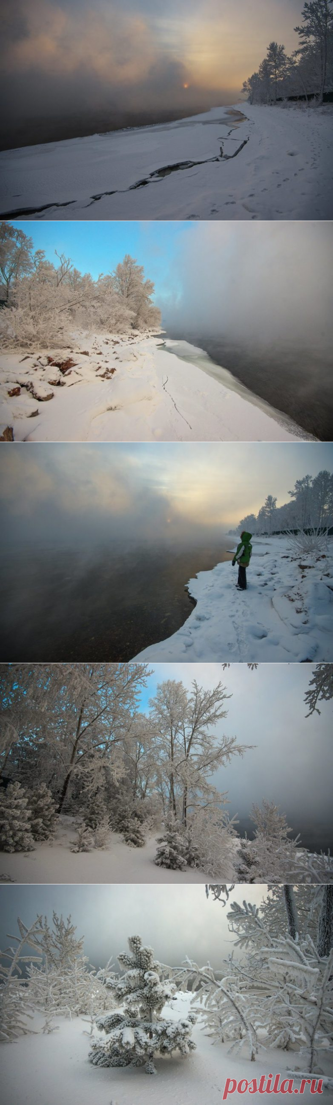 В царстве Берендея: завораживающие фото с заснеженных берегов Енисея / Туристический спутник