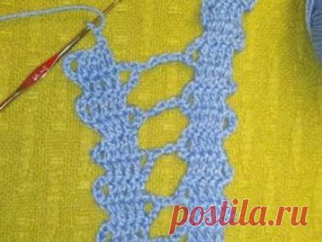 Приемы вязания кружева Брюгге