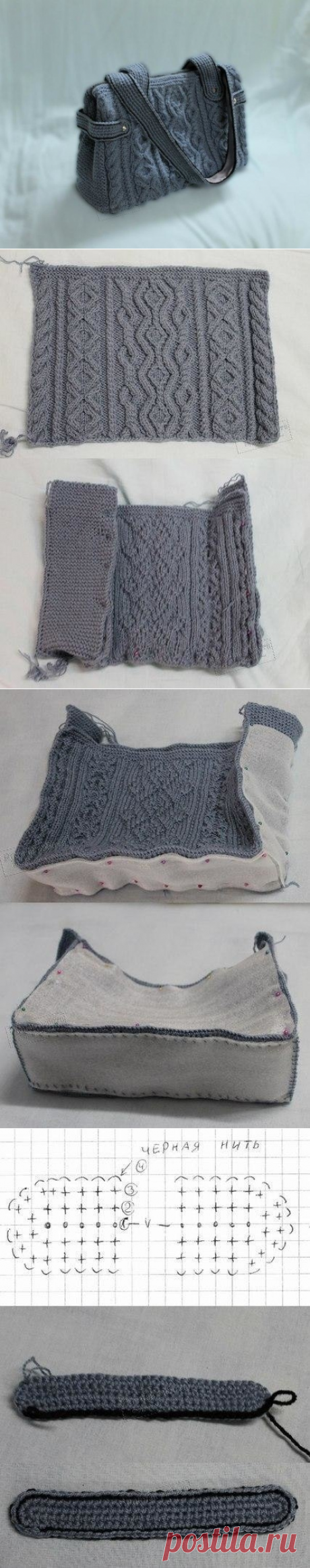 МК вязаная сумка Ирэн