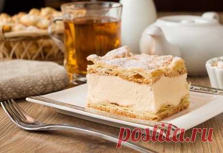 Вкусный заварной пирог Карпатка из Польши