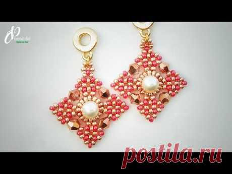 Simple Beaded Earring |  | Easy DIY beaded earrings | How to make earrings