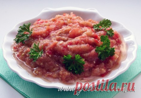 Сырая икра из баклажанов