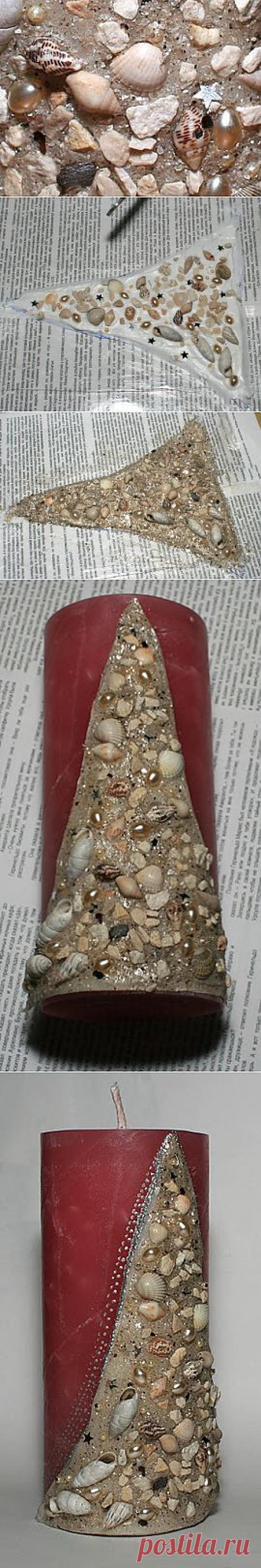 Декорирование свечи - Ярмарка Мастеров - ручная работа, handmade